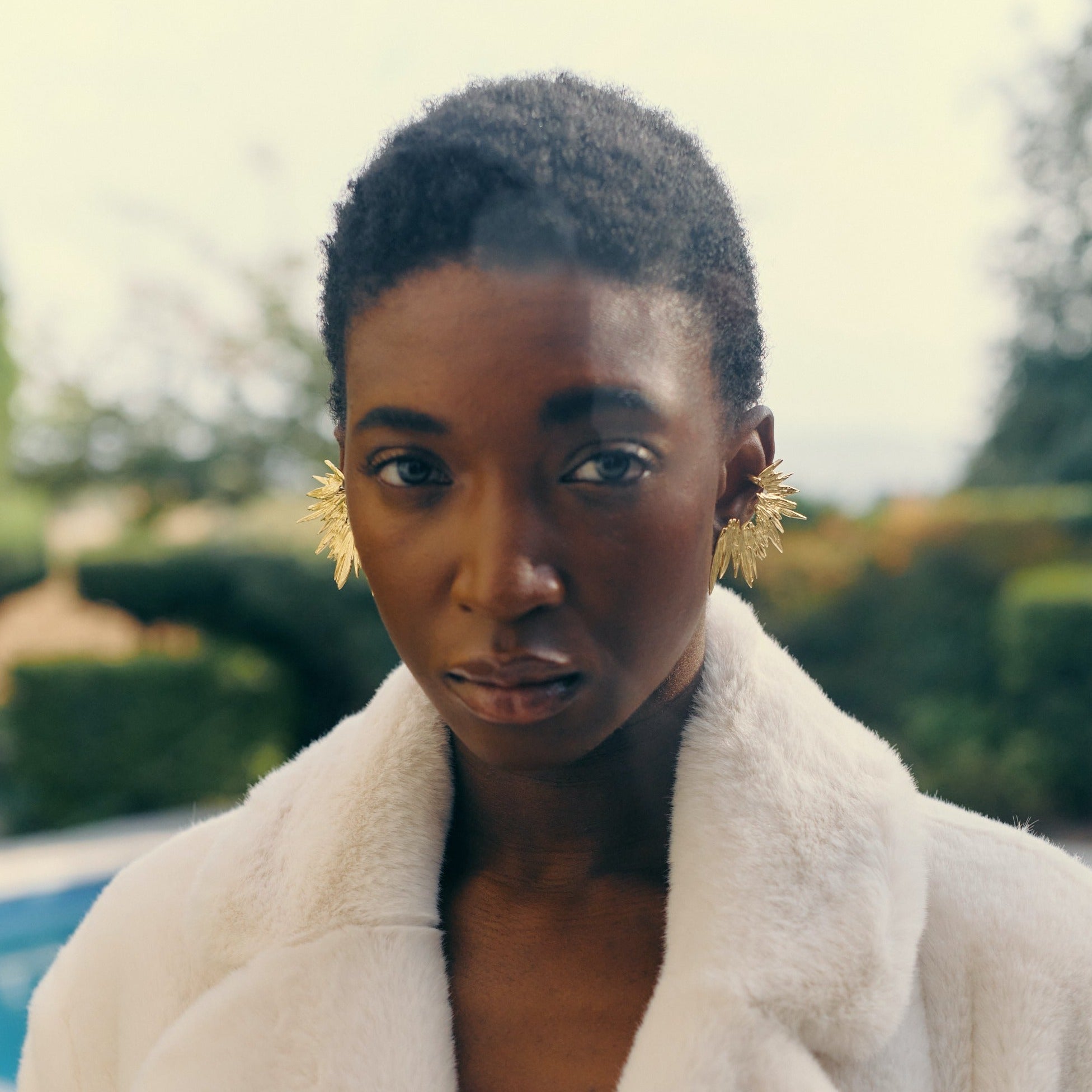 SHEMESH GOLD EARRING