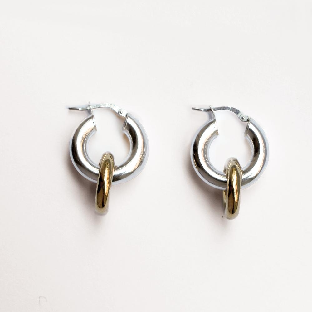 DIANA SILVER HOOPS