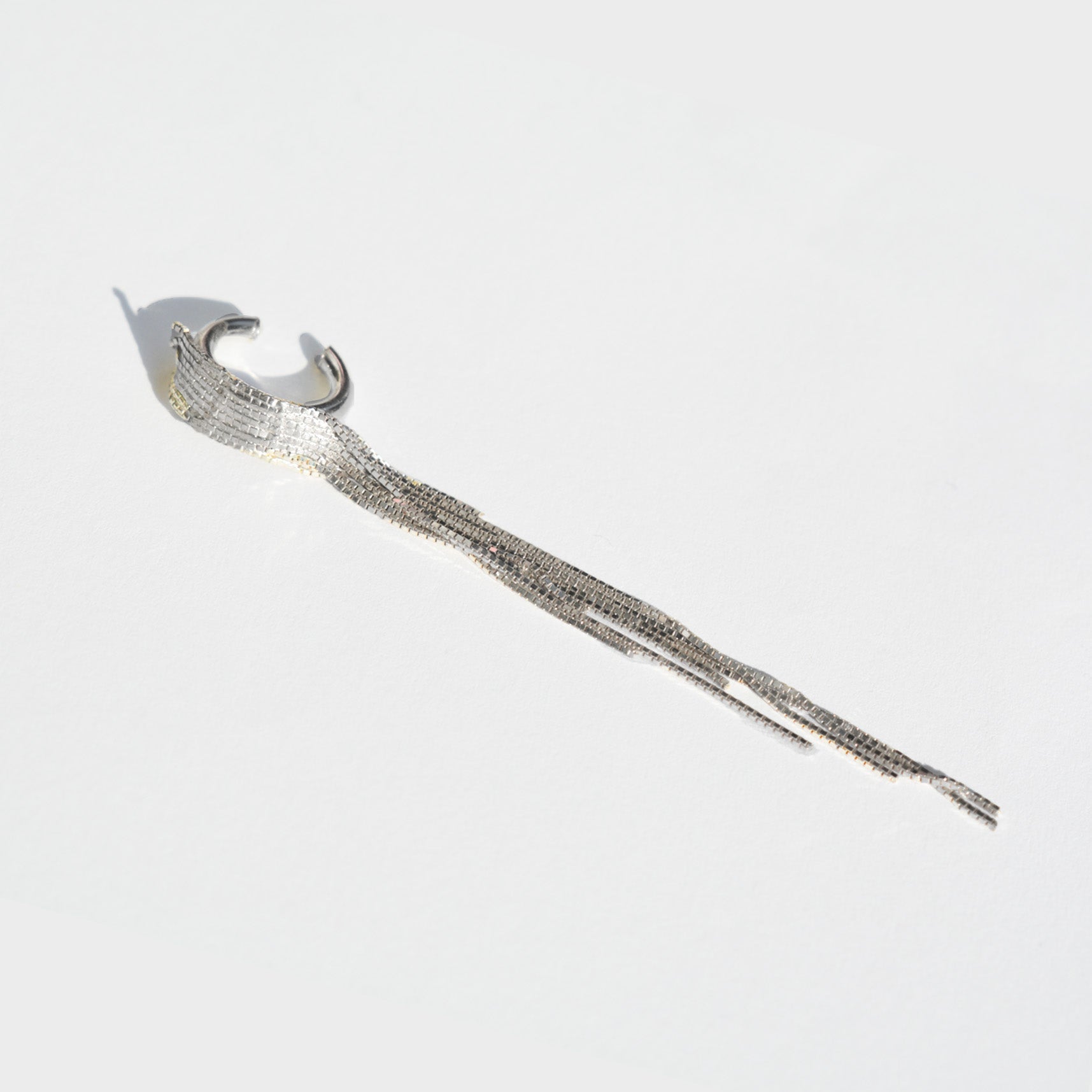 WATERFALL SILVER EAR CUFF