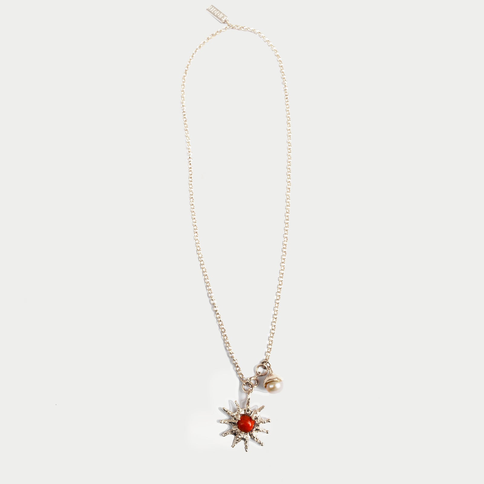 SOLENE SILVER NECKLACE