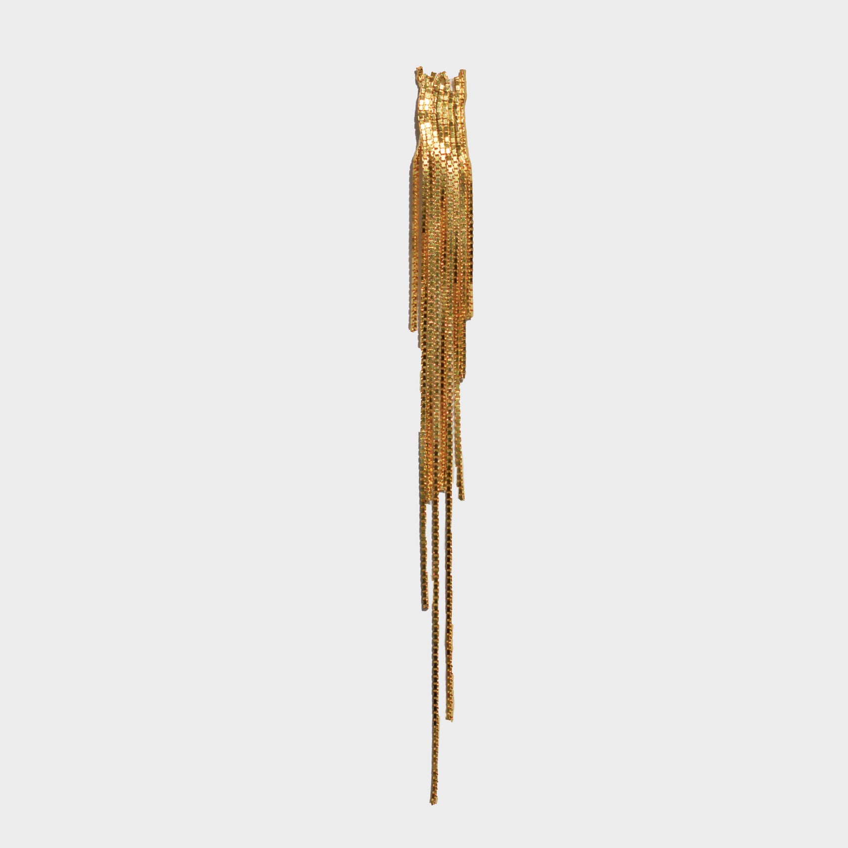 GOLD WATERFALL EARRINGS L SIZE
