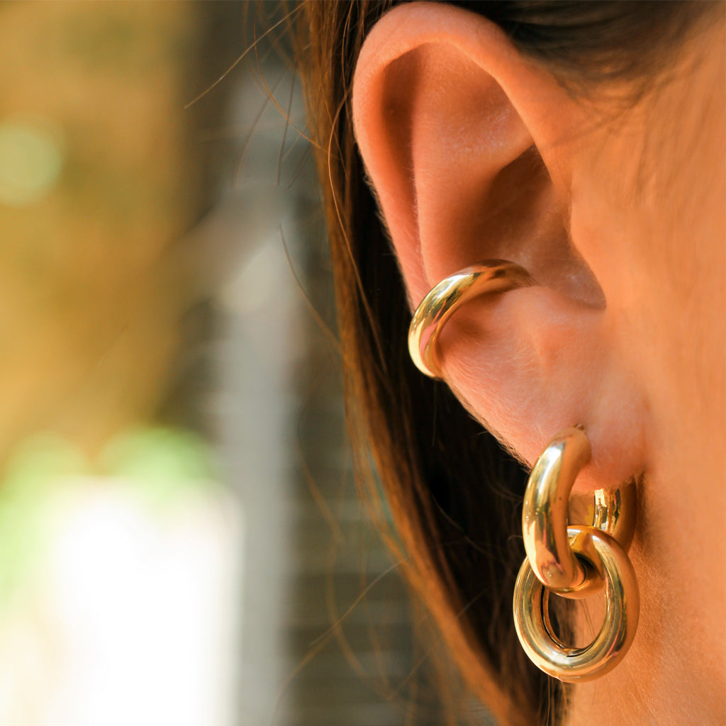 14K GOLD EAR CUFF