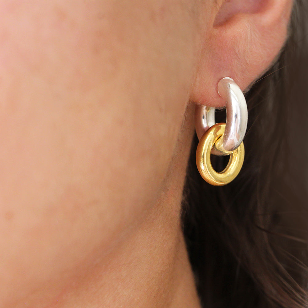 DIANA SILVER HOOPS