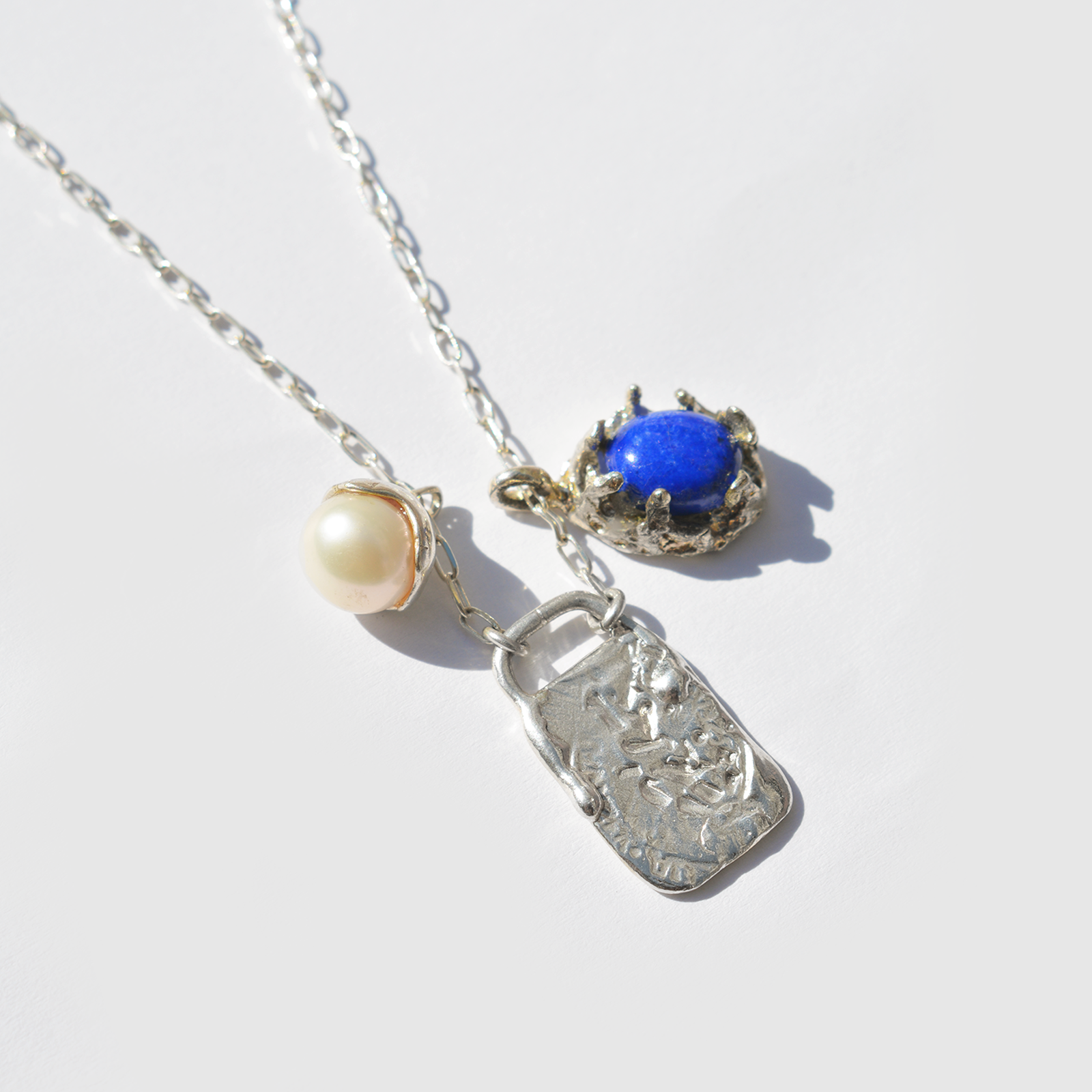 TRIO SILVER NECKLACE