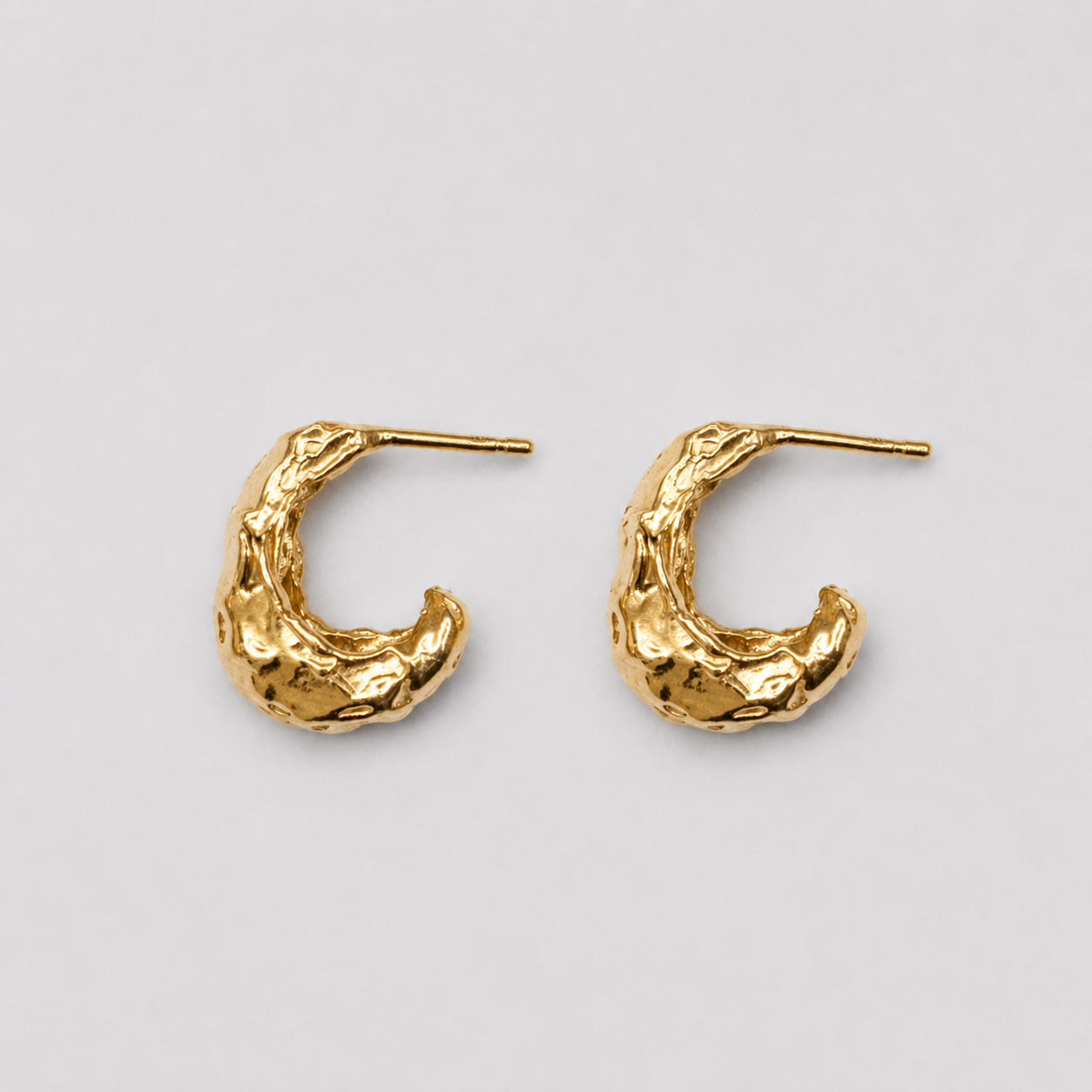 14K EBONY L EARRINGS N.39