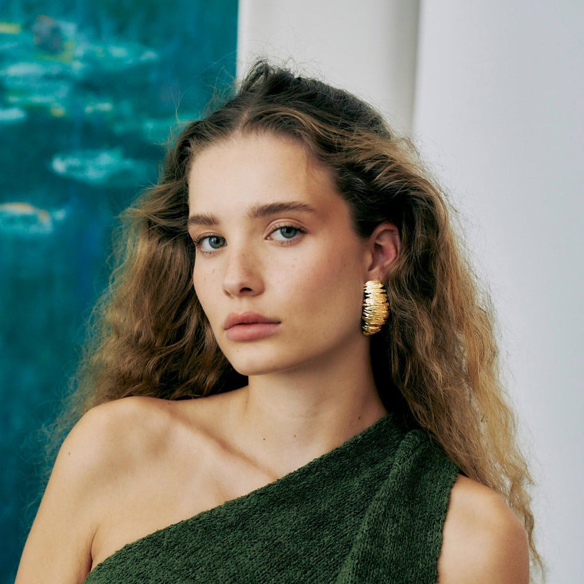 INES GOLD EARRINS