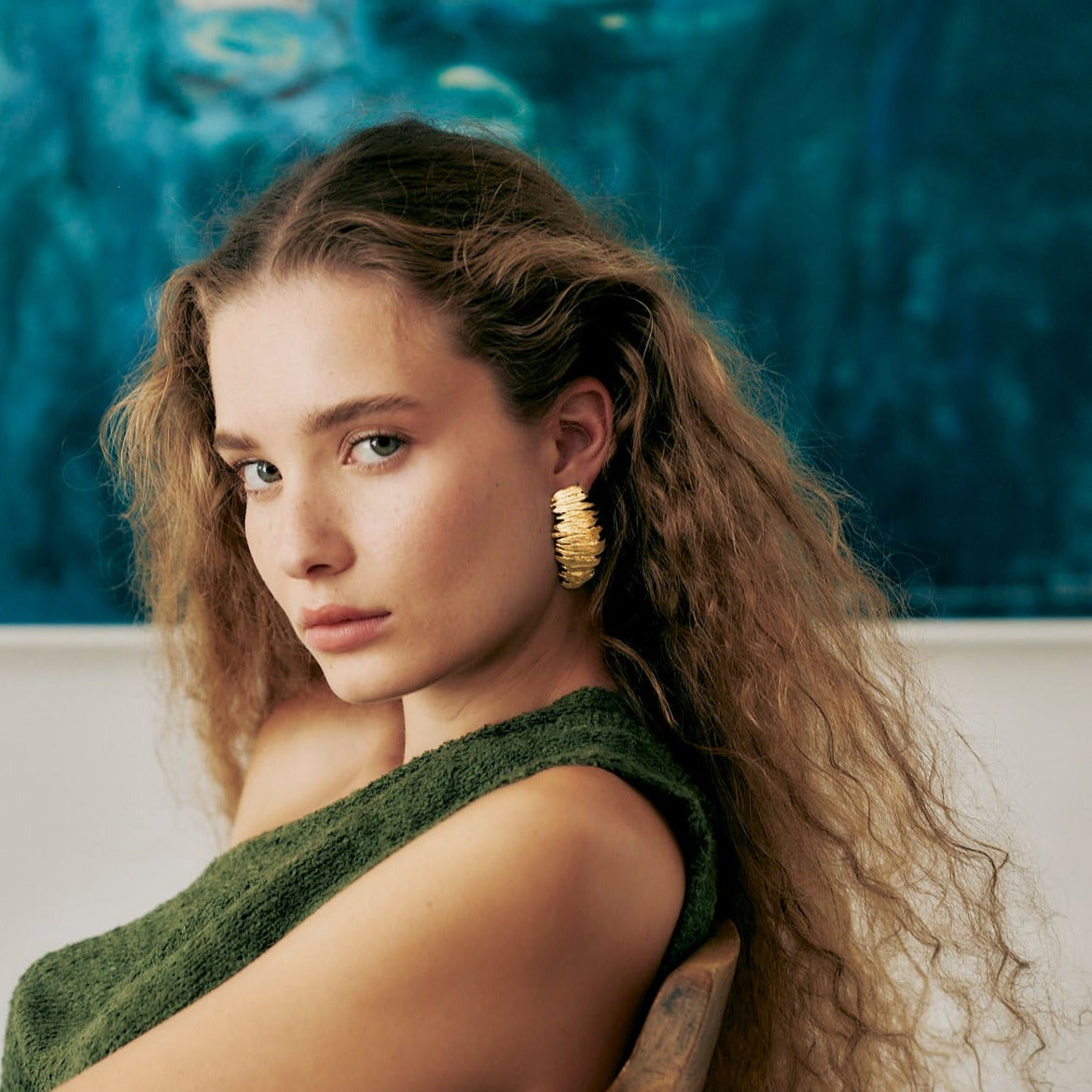 INES GOLD EARRINS