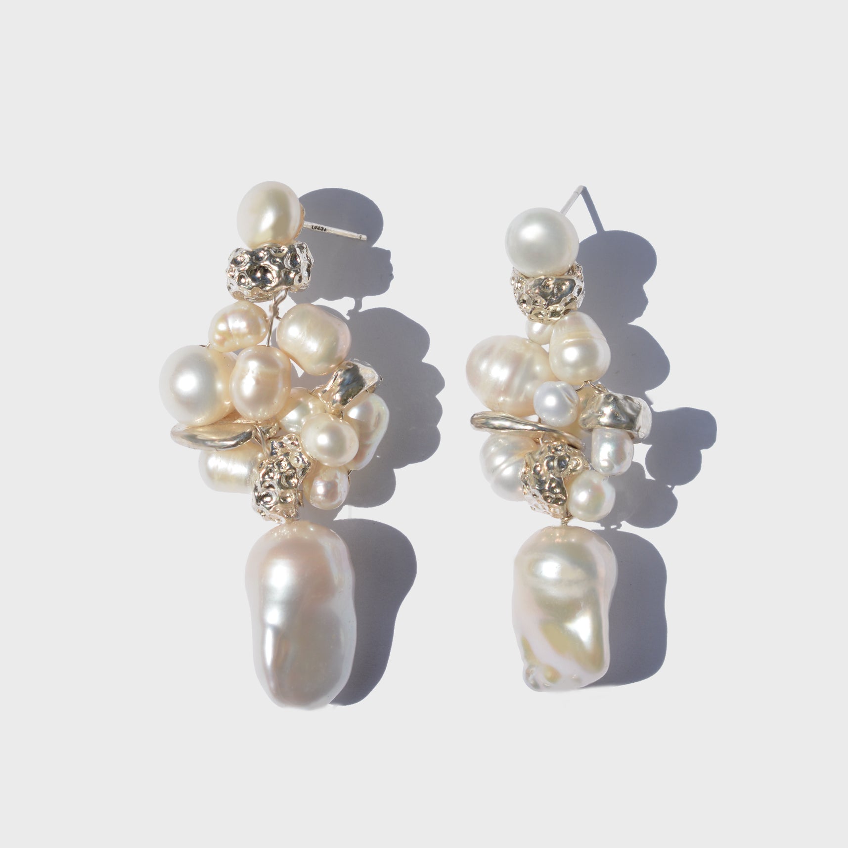 LUCIA SILVER EARRINGS
