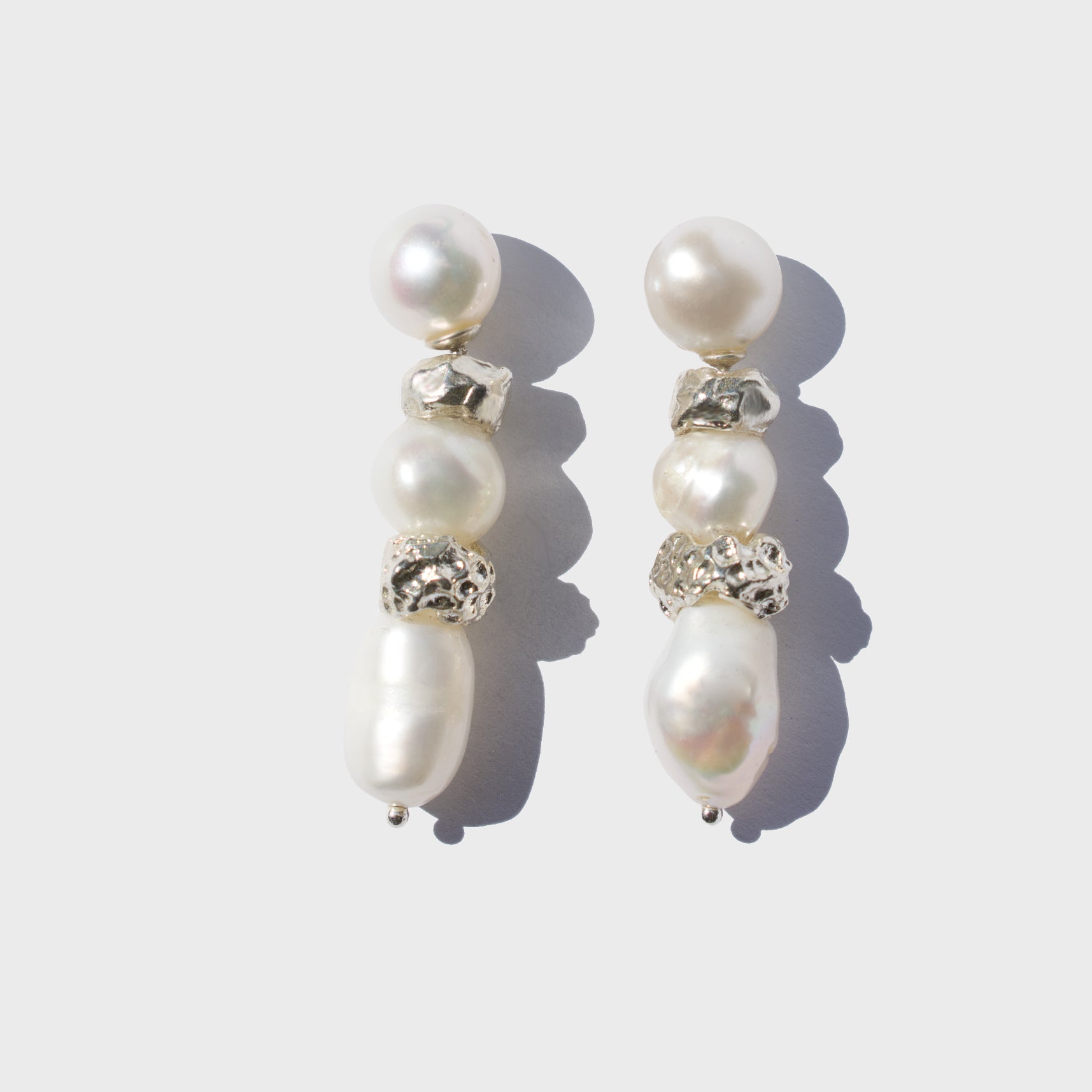 MICHELLE SILVER EARRINGS
