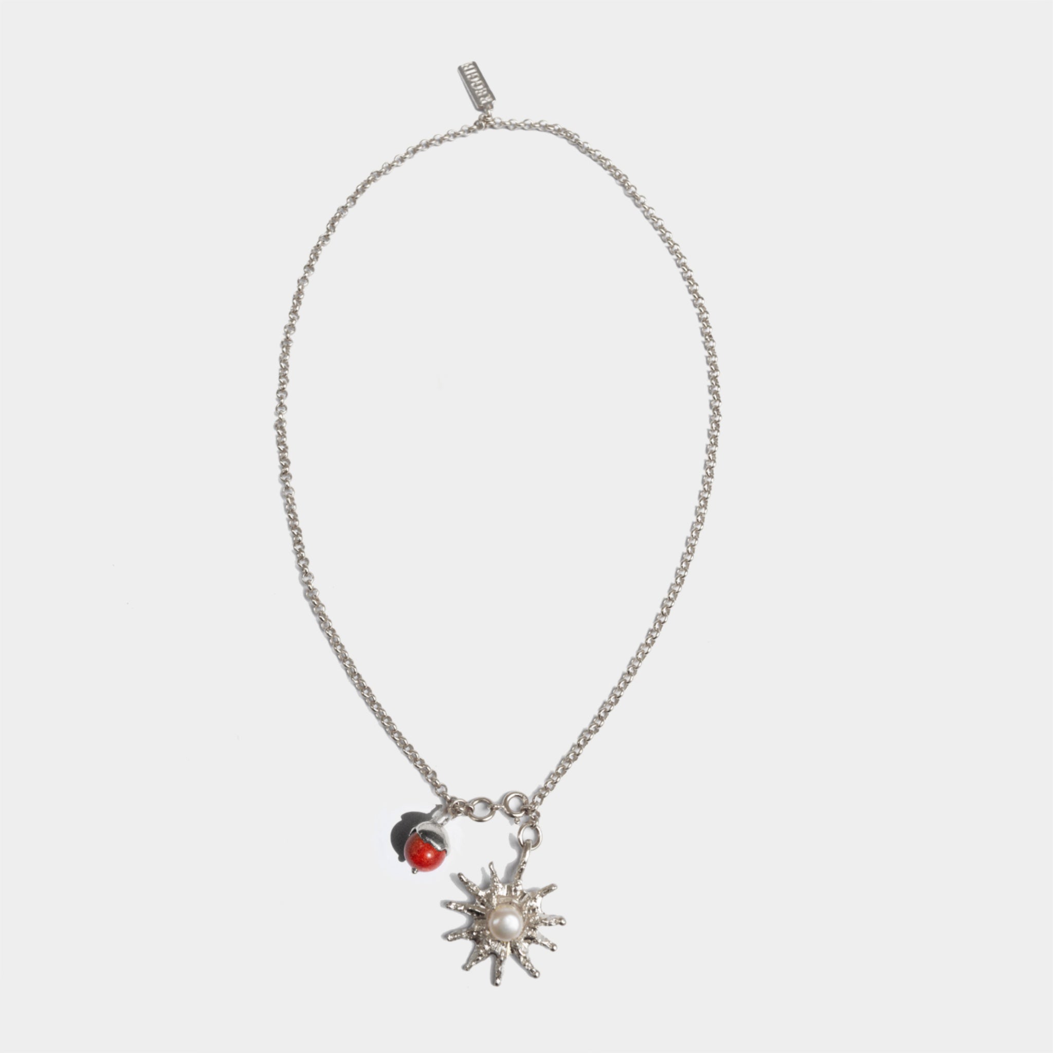 SOLENE SILVER NECKLACE