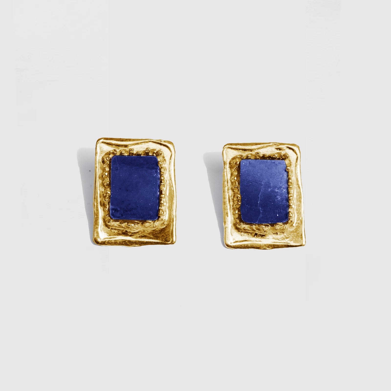 ALBA GOLD&BLUE EARRINGS