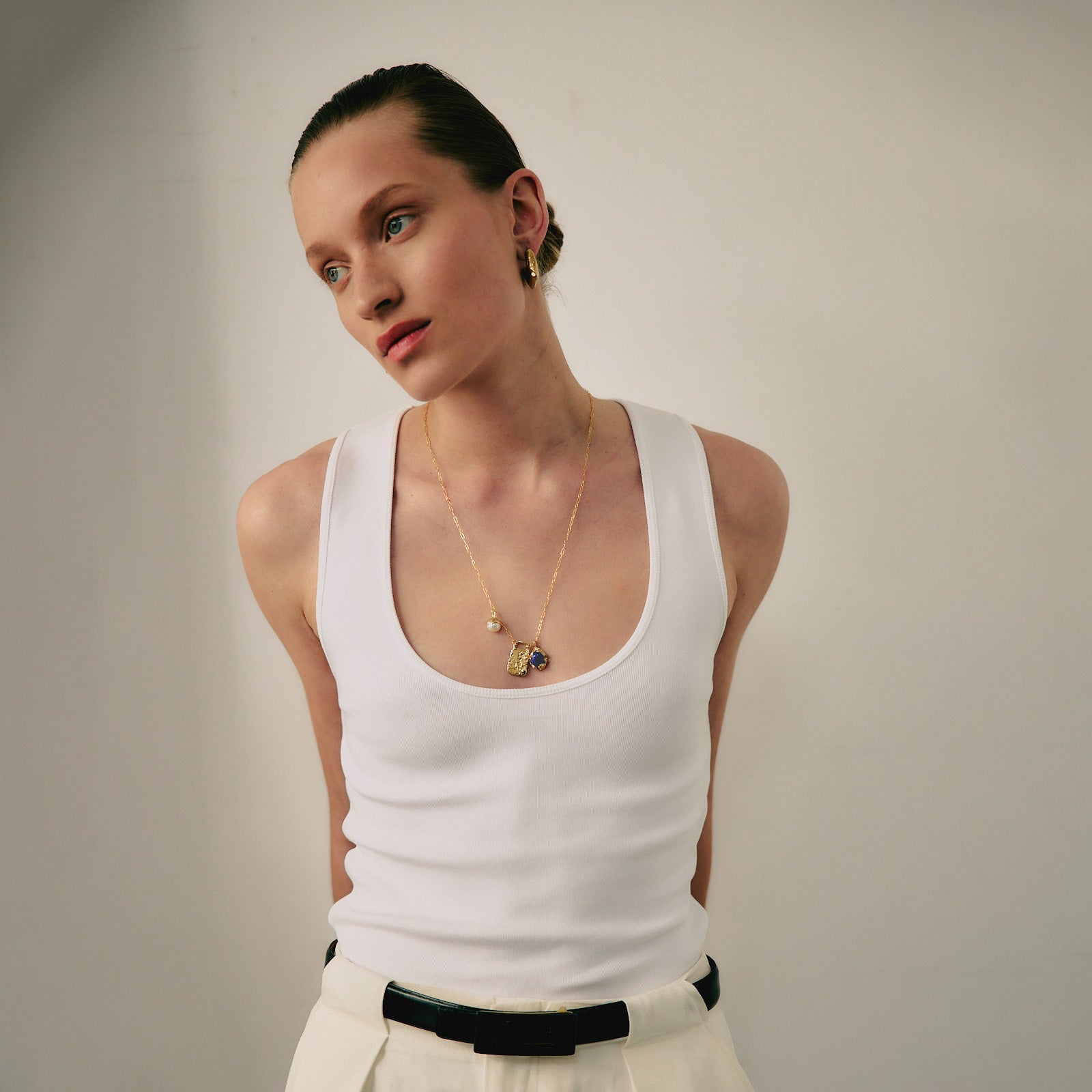 TRIO GOLD NECKLACE