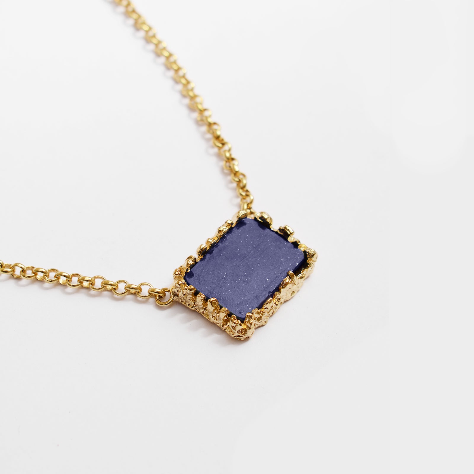 BRIELLE GOLD&BLUE NECKLACE