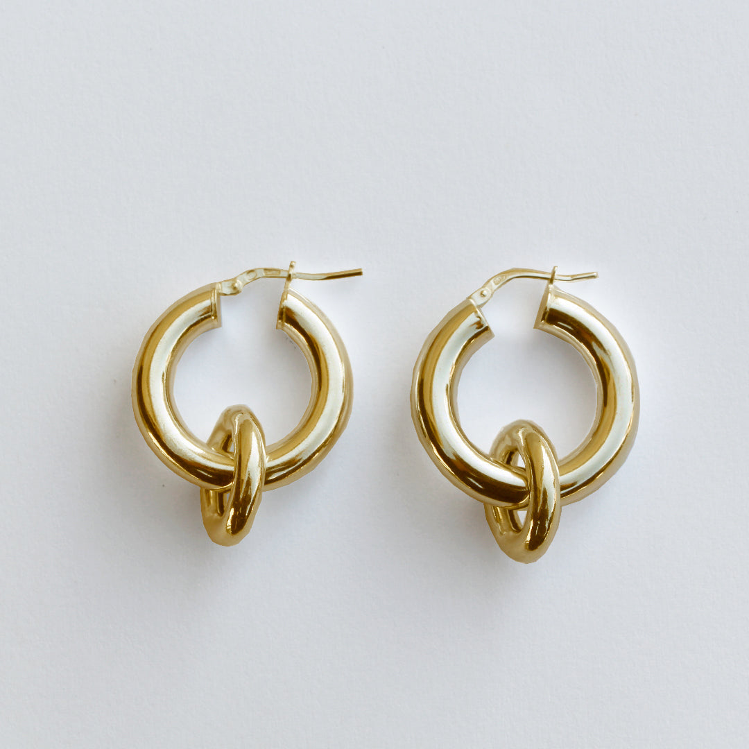 DAFI GOLD HOOPS