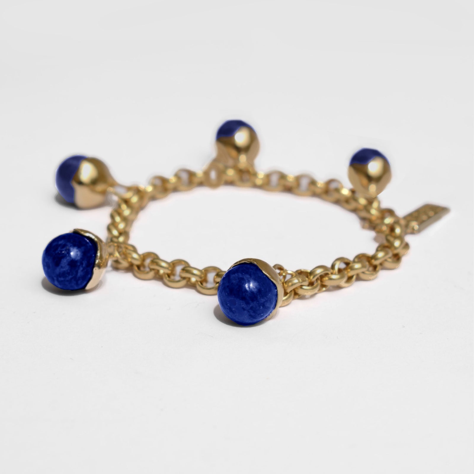 LAPIS GOLD BRACELET