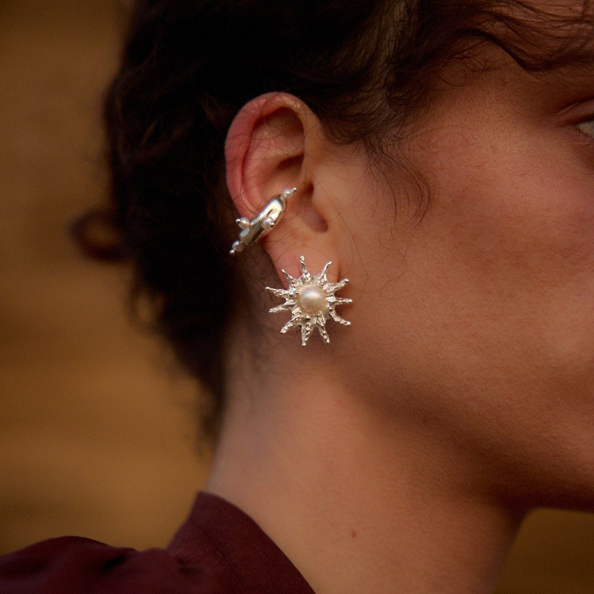 MARIS SILVER EAR CUFF