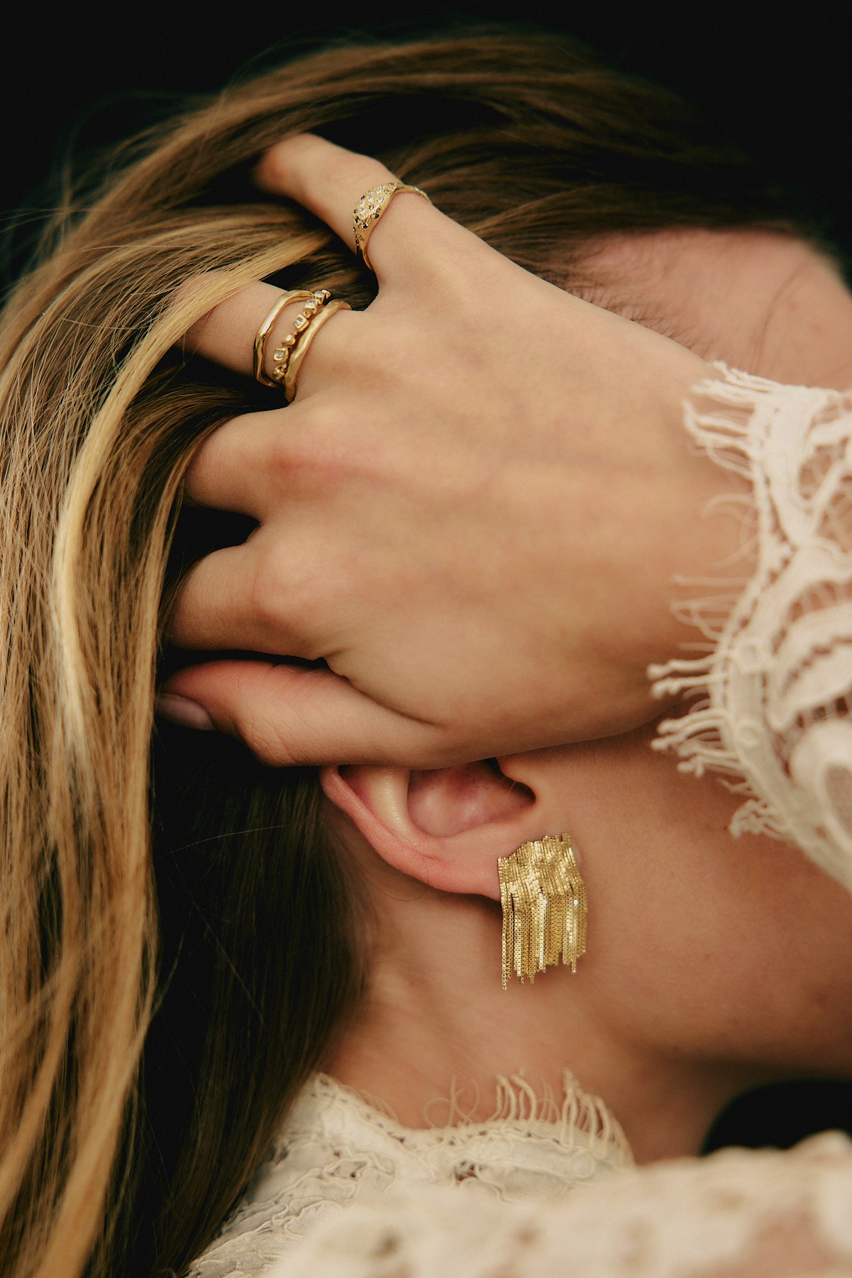GOLD RIVER EARRINGS