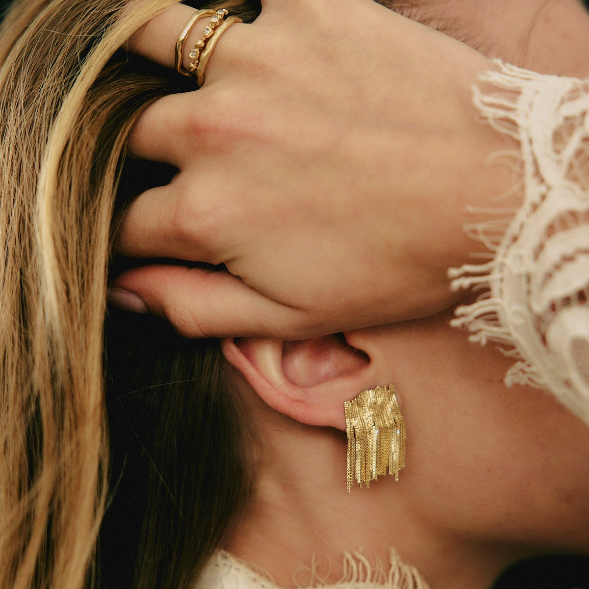 GOLD RIVER EARRINGS