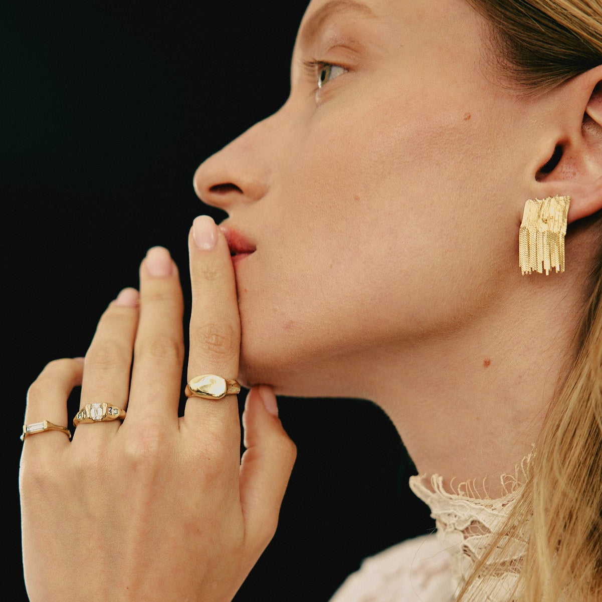 GOLD RIVER EARRINGS