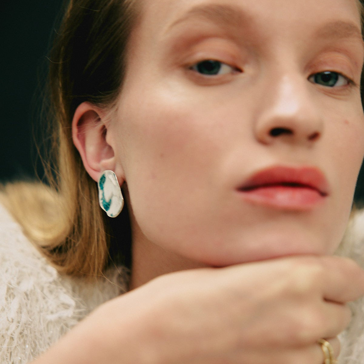 LAGOON SILVER EARRINGS