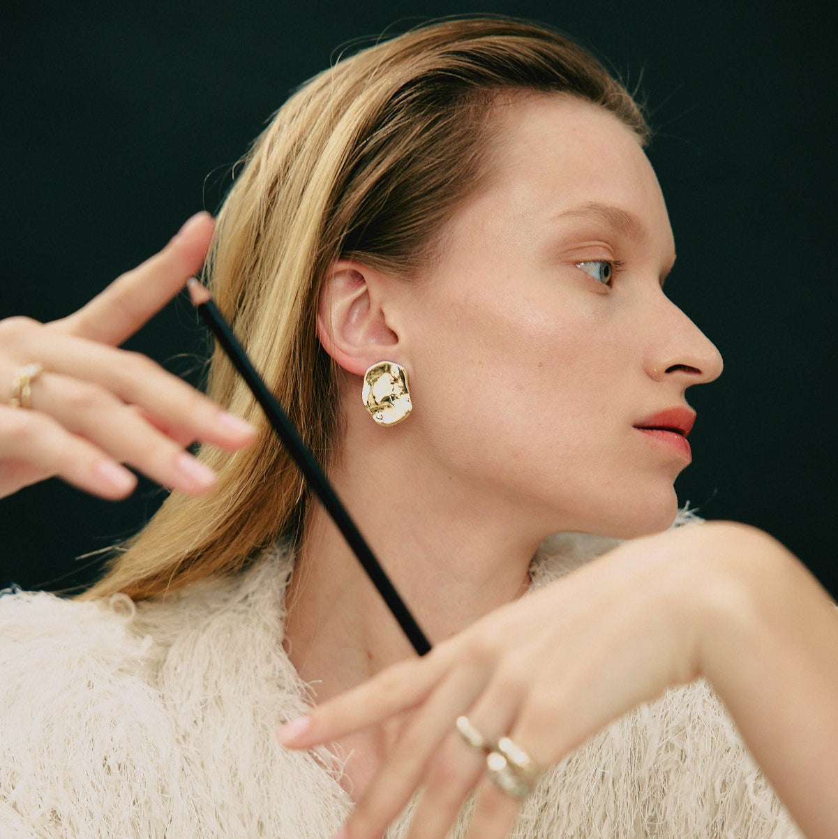 LAGOON GOLD EARRINGS