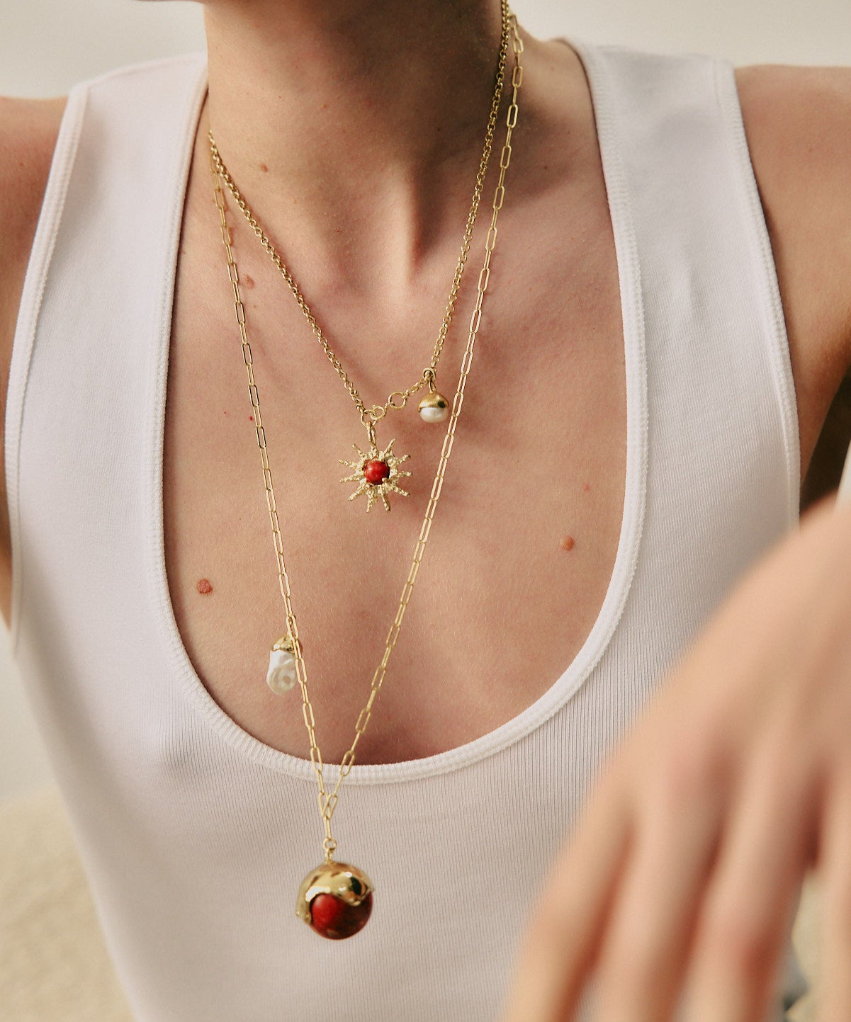 SOLENE GOLD NECKLACE