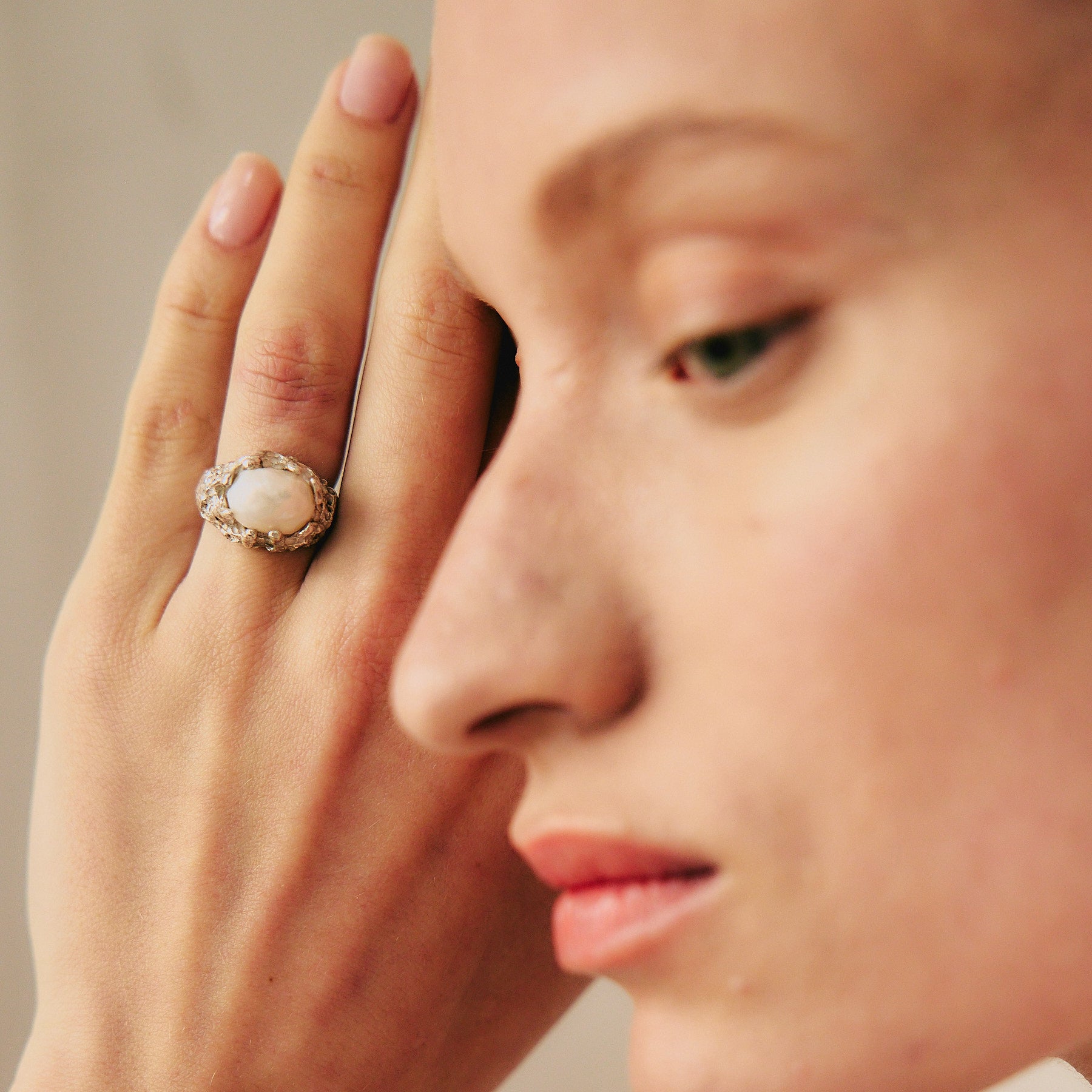 GALENE SILVER RING