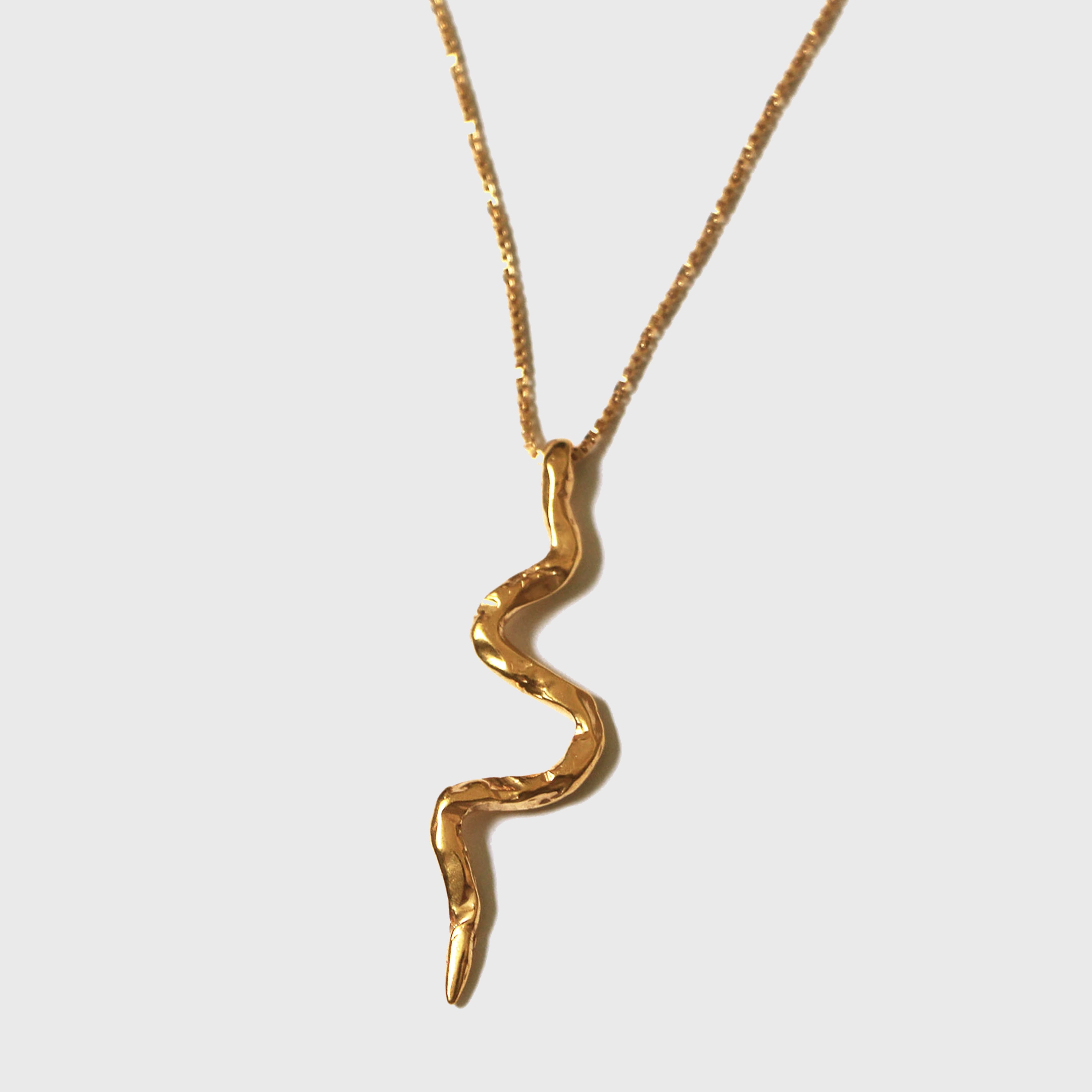 SNAKE GOLD NECKLACE
