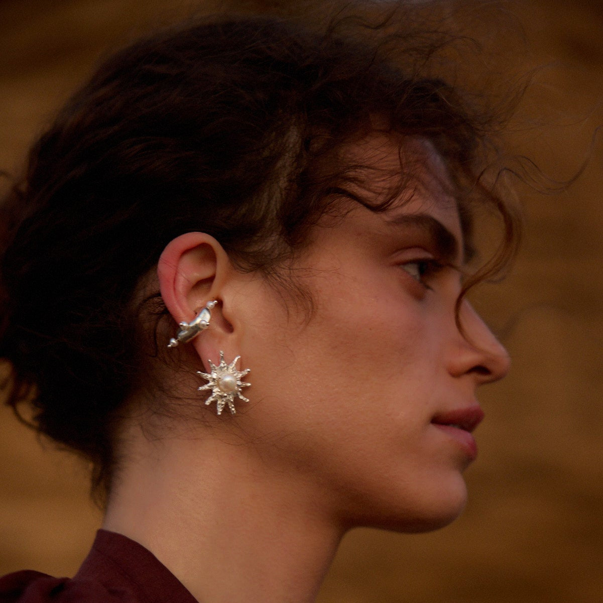 MARIS SILVER EAR CUFF