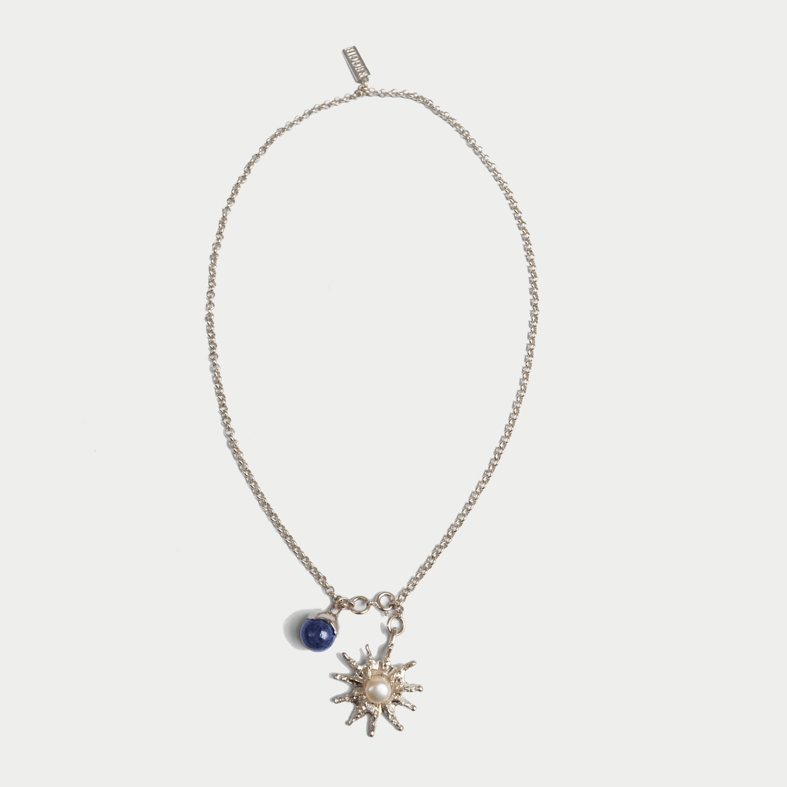 SOLENE SILVER NECKLACE