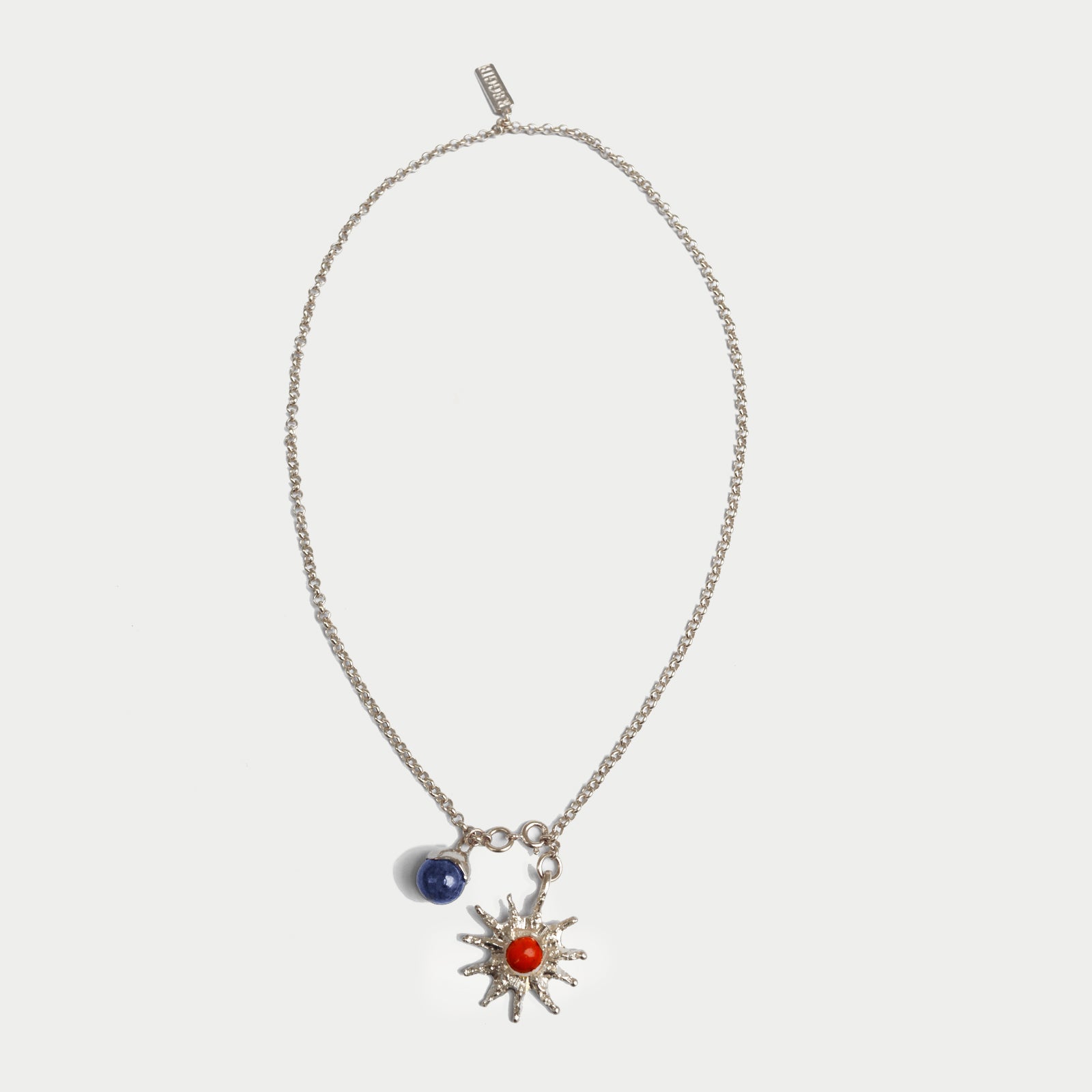 SOLENE SILVER NECKLACE