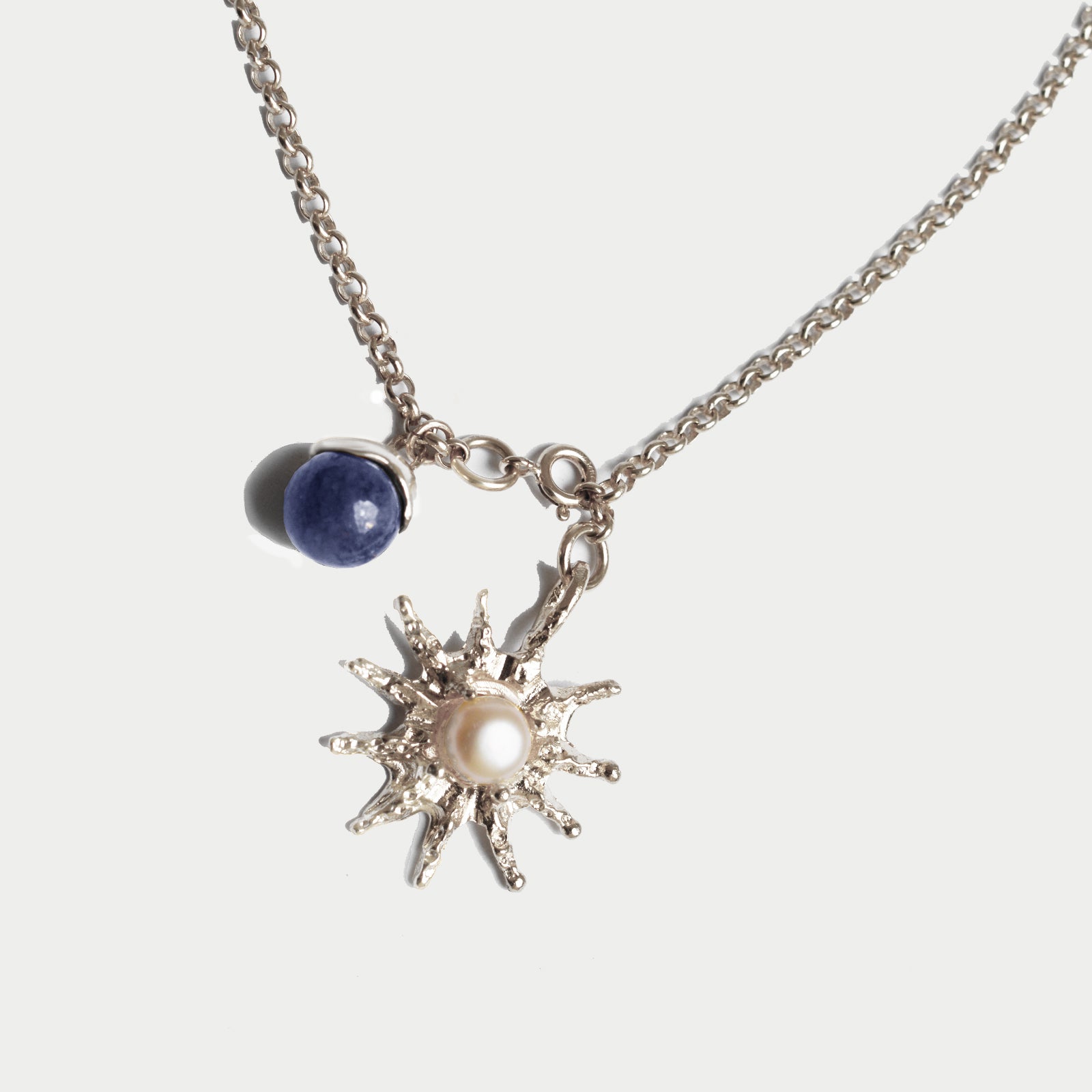 SOLENE SILVER NECKLACE