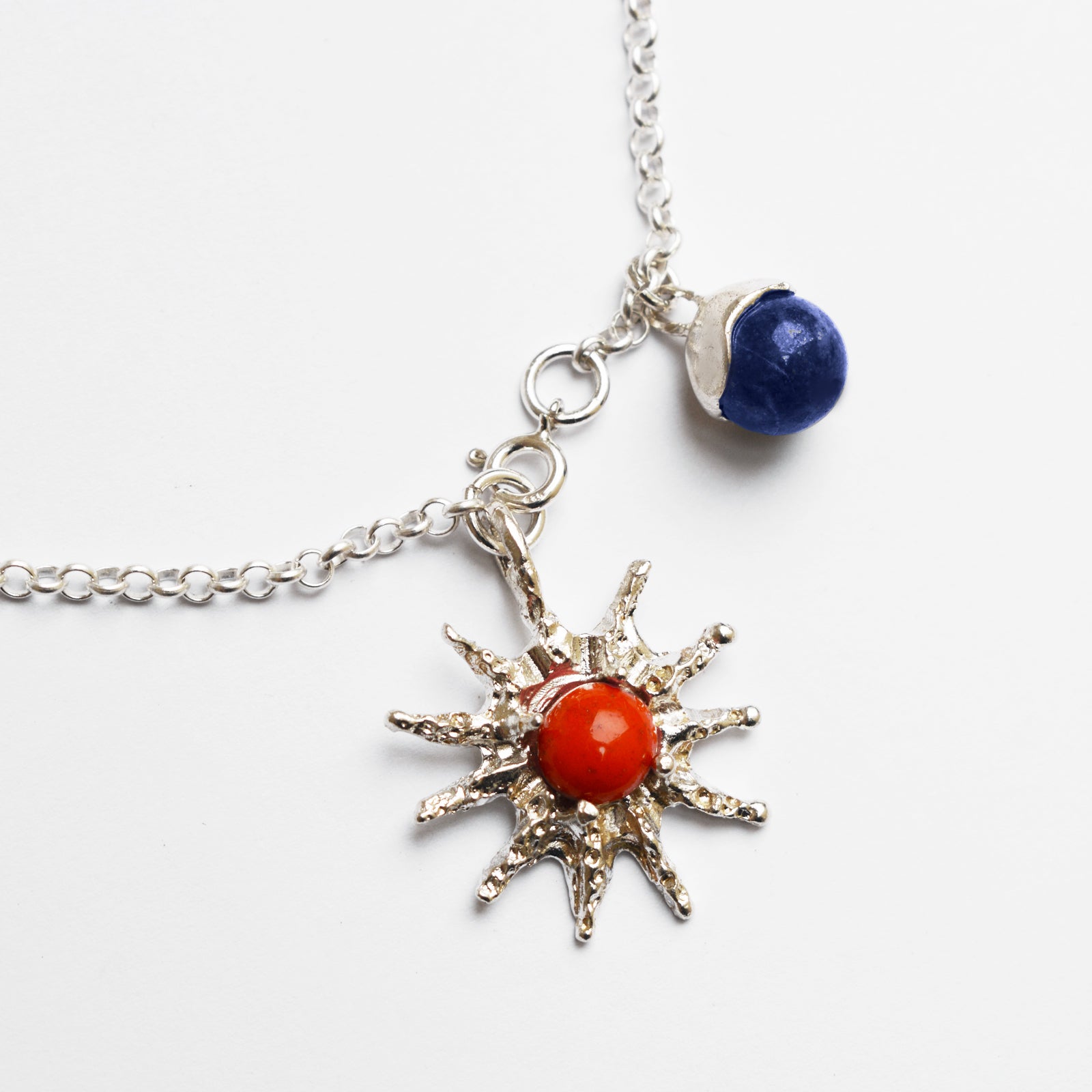 SOLENE SILVER NECKLACE