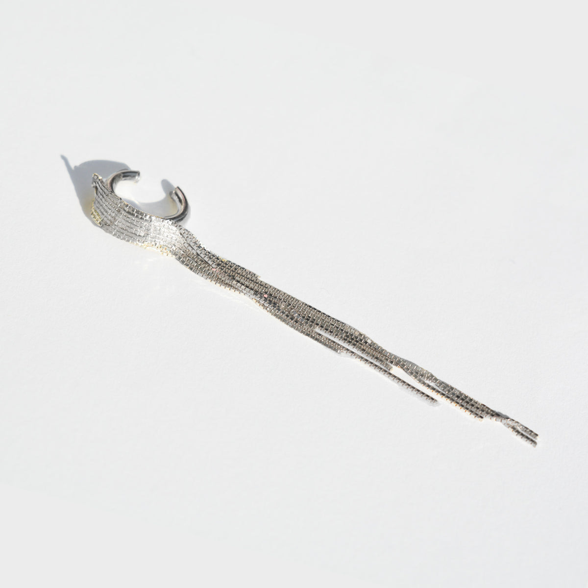WATERFALL SILVER EAR CUFF