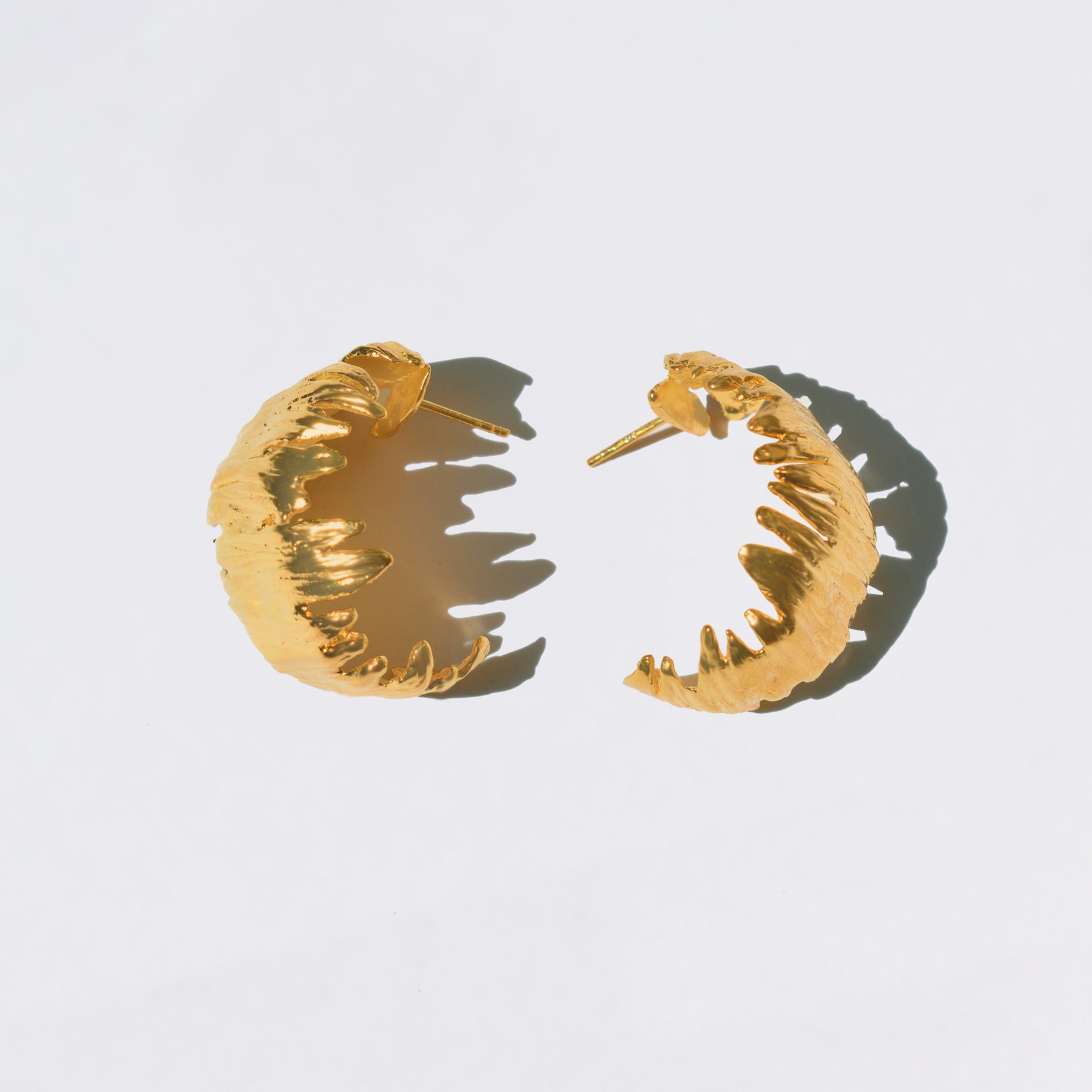 SUNNY GOLD HOOP EARRINGS