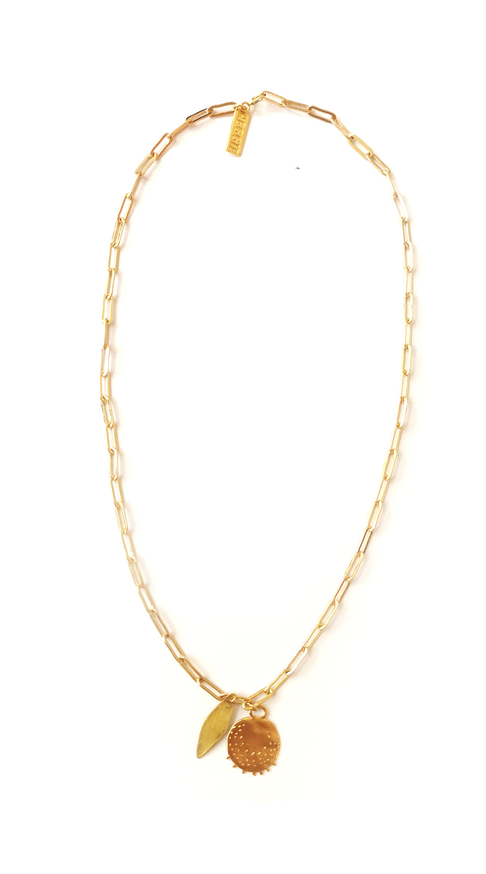 SUN + NECKLACE GOLD PLATED