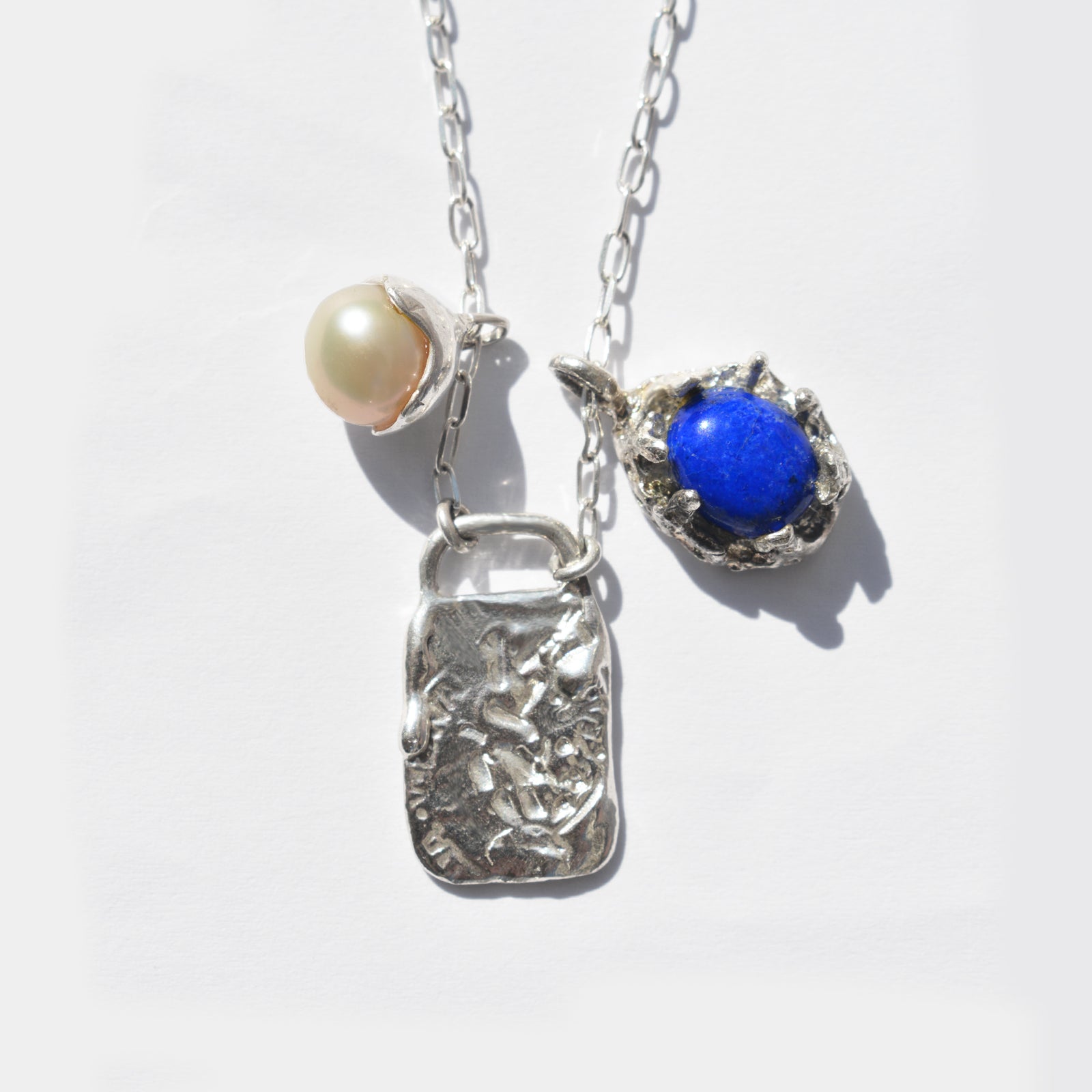 TRIO SILVER NECKLACE