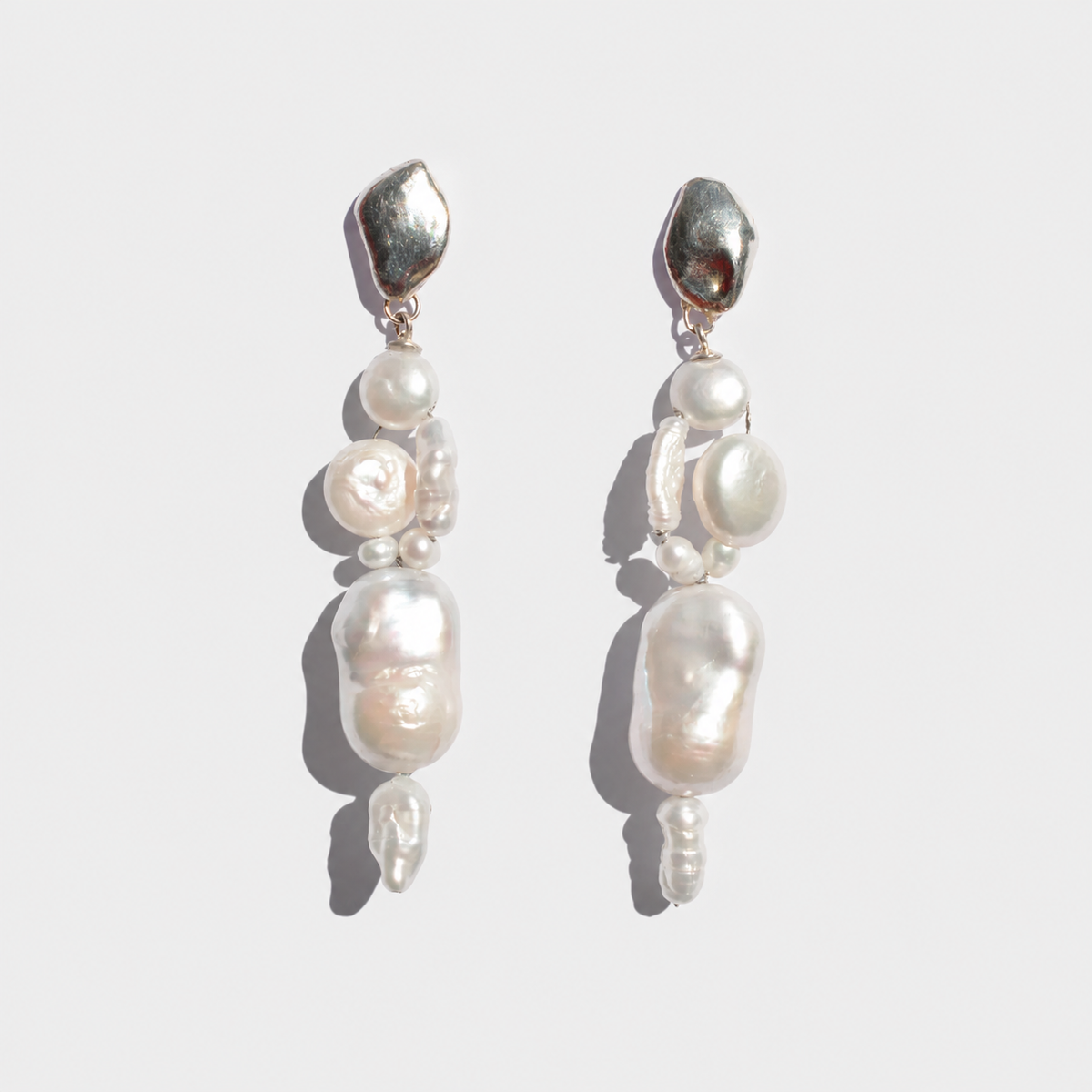 AUDREY SILVER EARRINGS