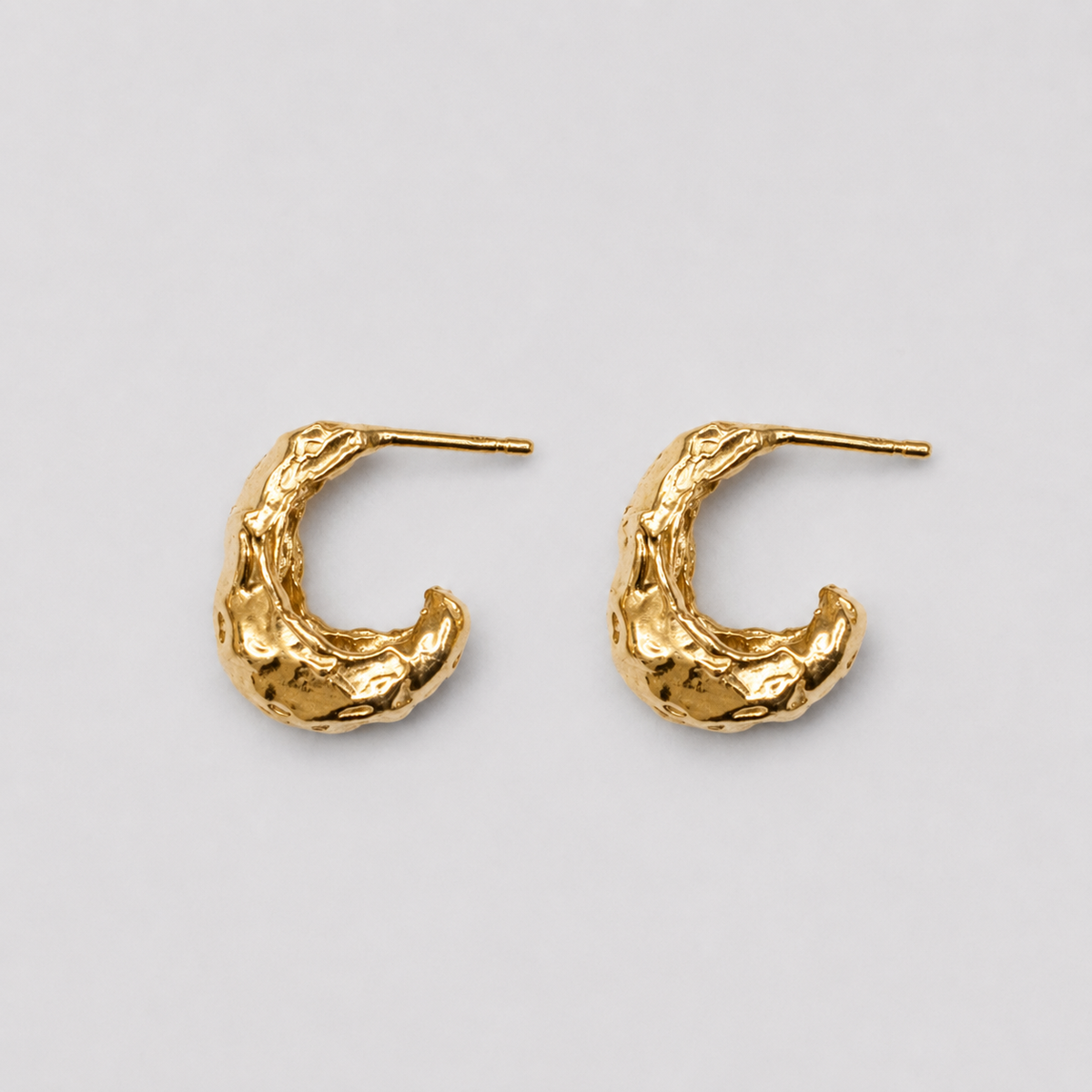 14K EBONY L EARRINGS N.39