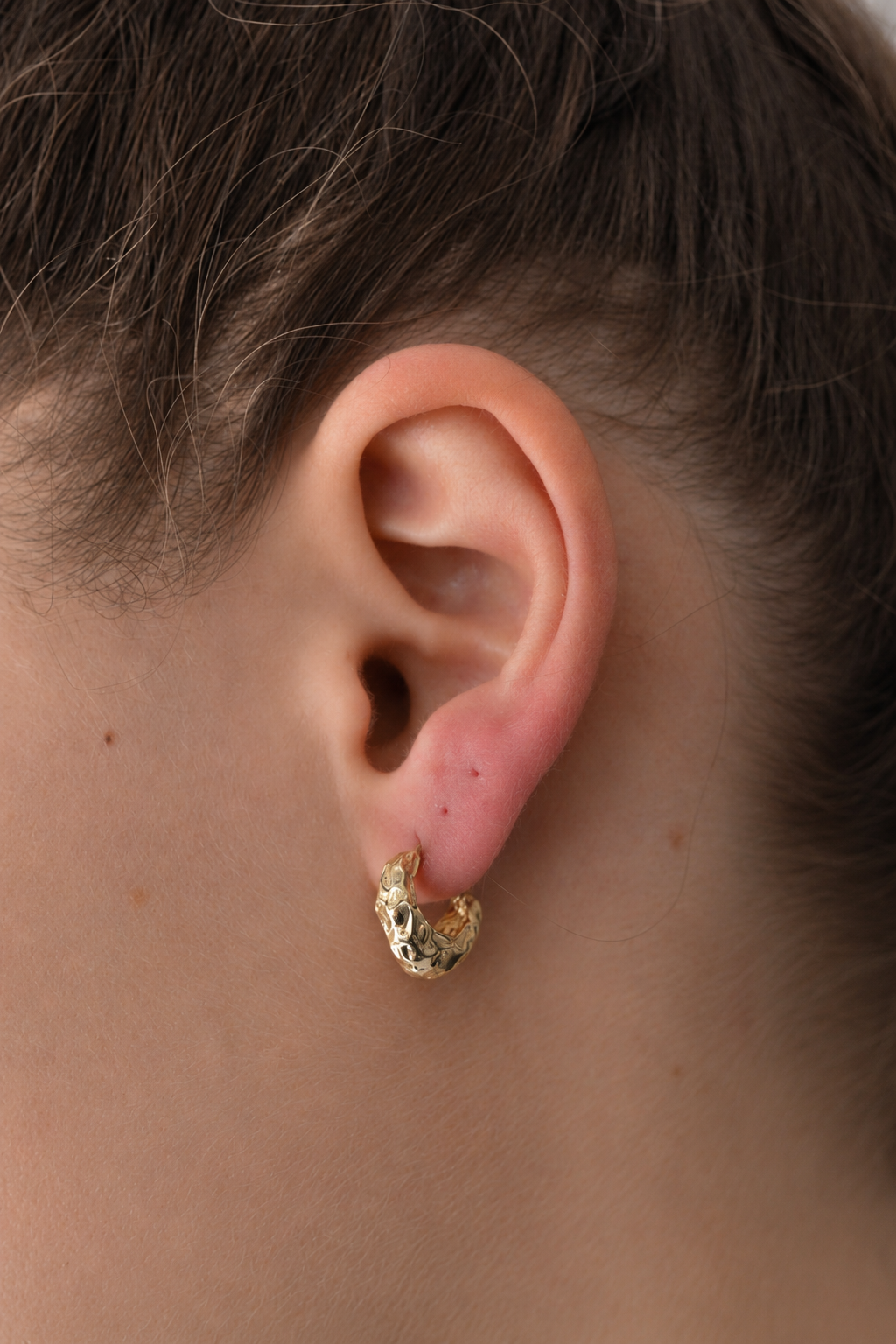 14K EBONY M EARRINGS N.22