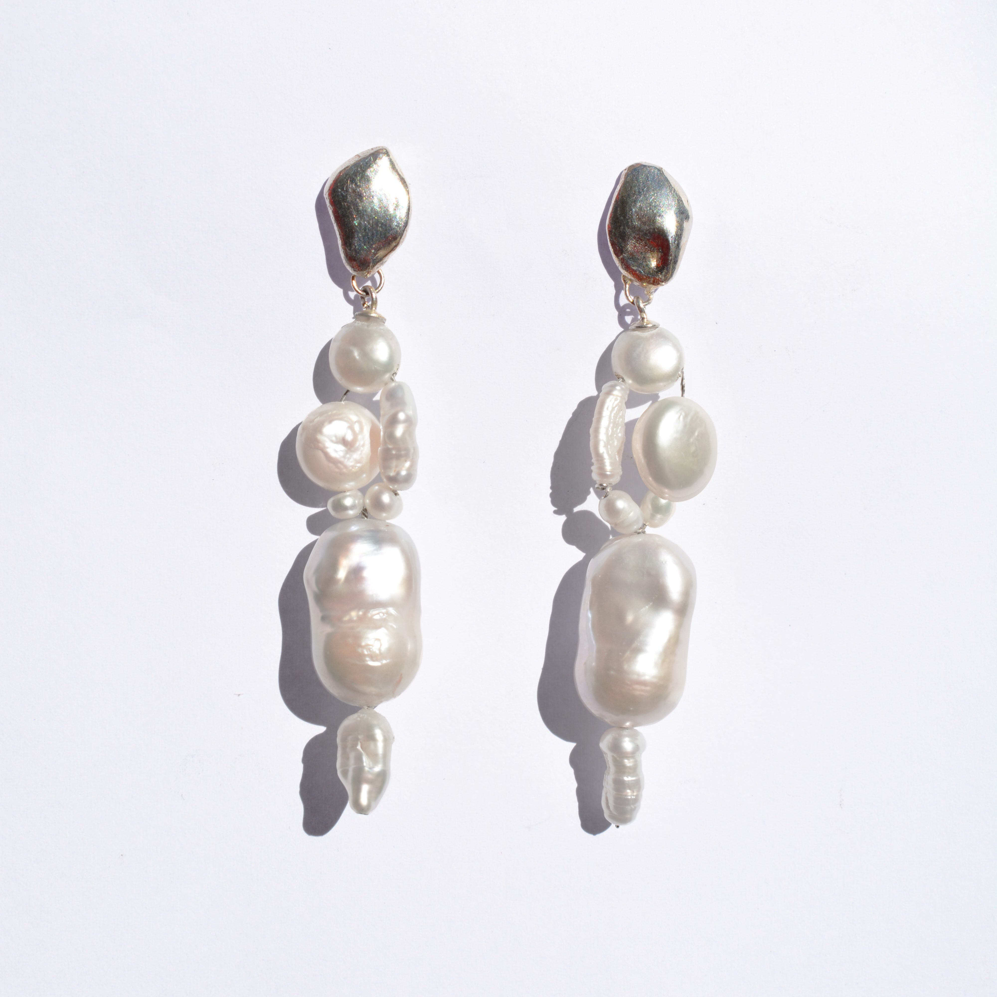 AUDREY SILVER EARRINGS