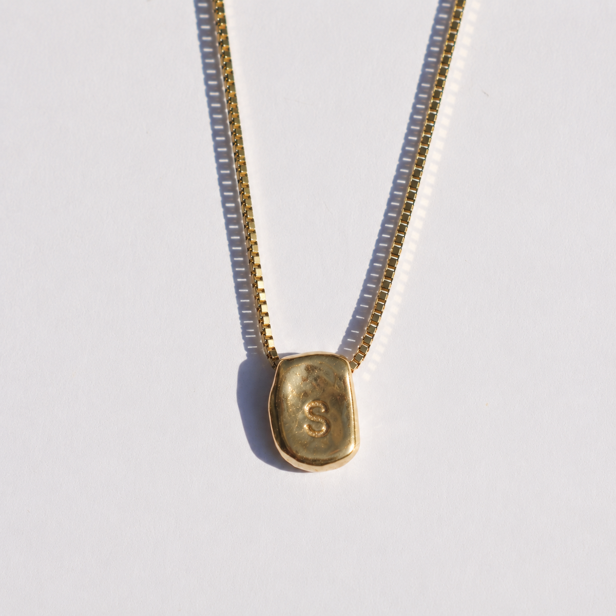 S INITIAL NECKLACE  N.110