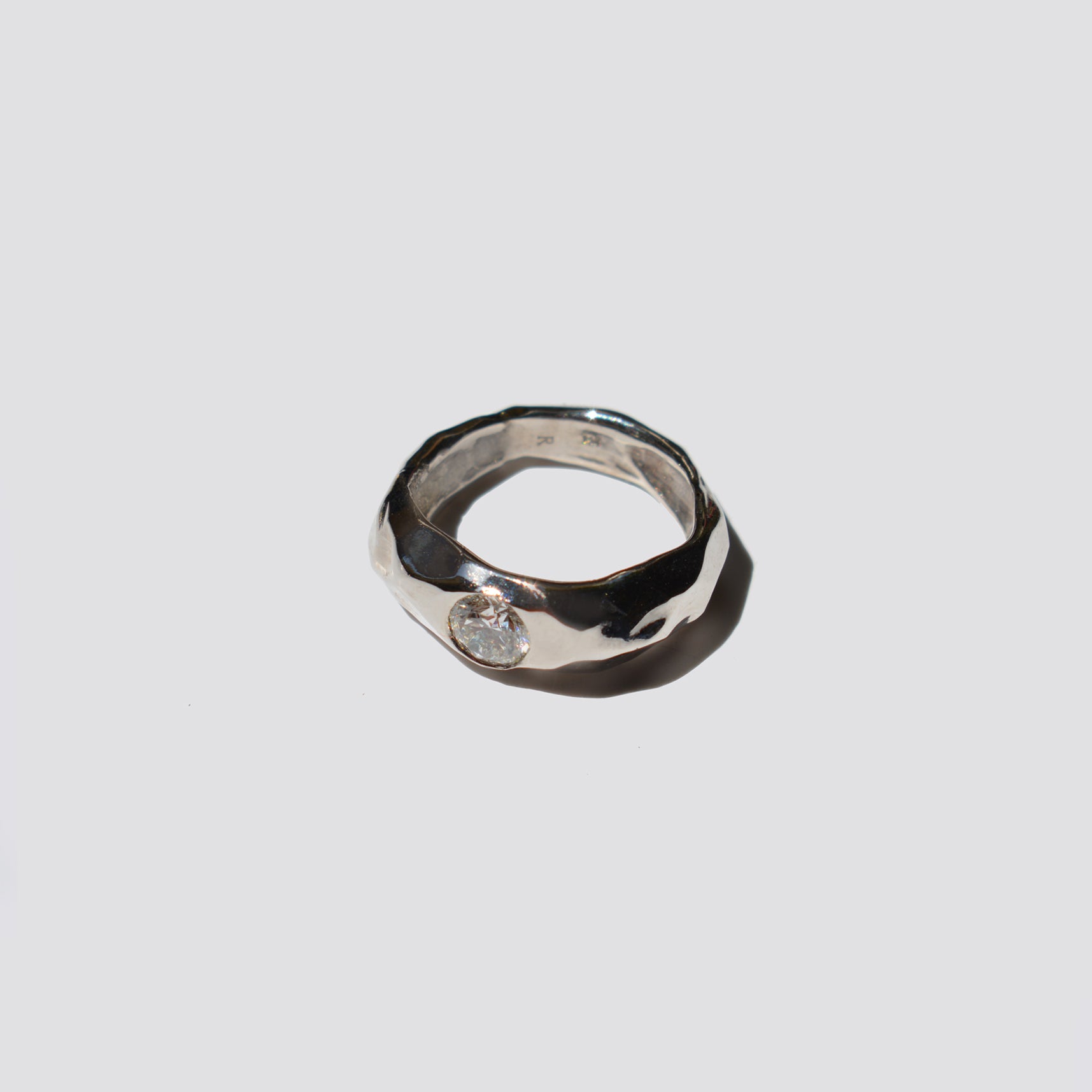 ROUND BRILLIANT ROCK RING