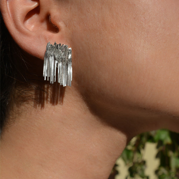 Siver River earrings