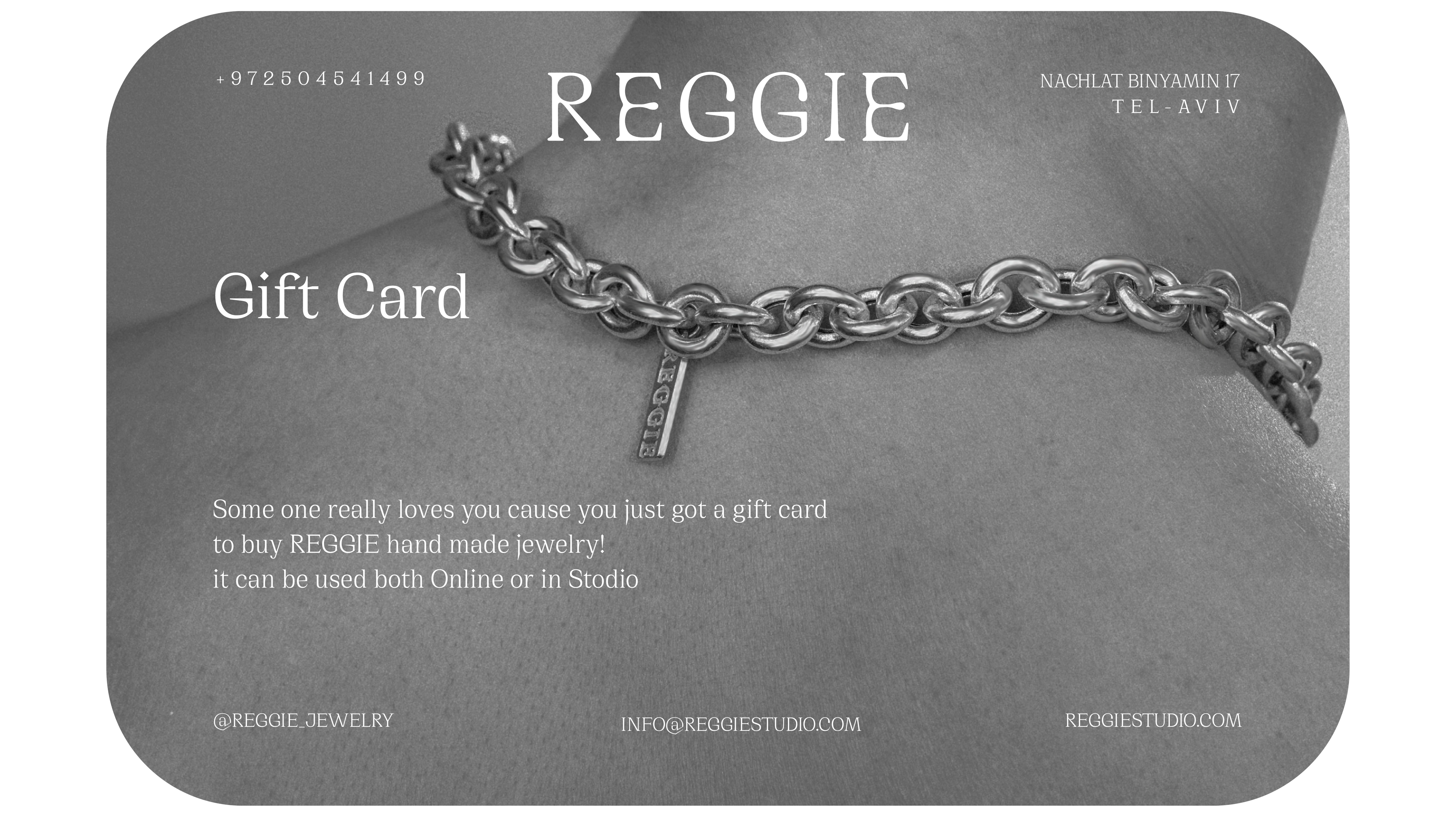 REGGIE GIFT CARD