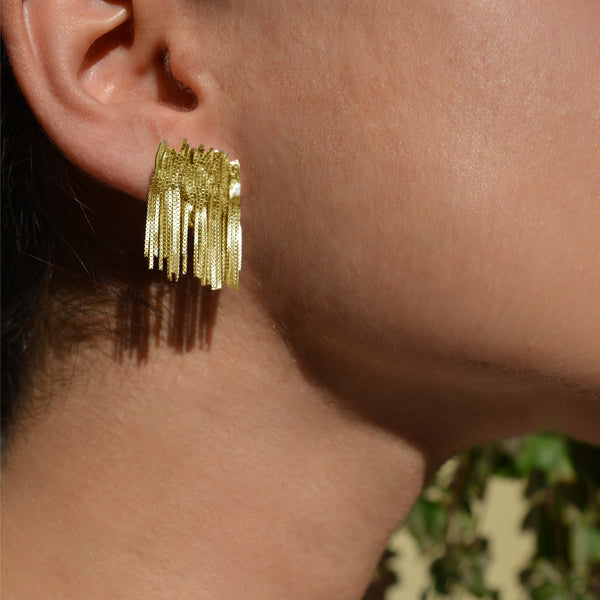 Gold River earrings